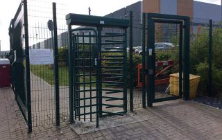 TURNSTILES & PEDESTRIAN GATES 7 Pedestrian Gate fitted with CG4000FH Turnstile
