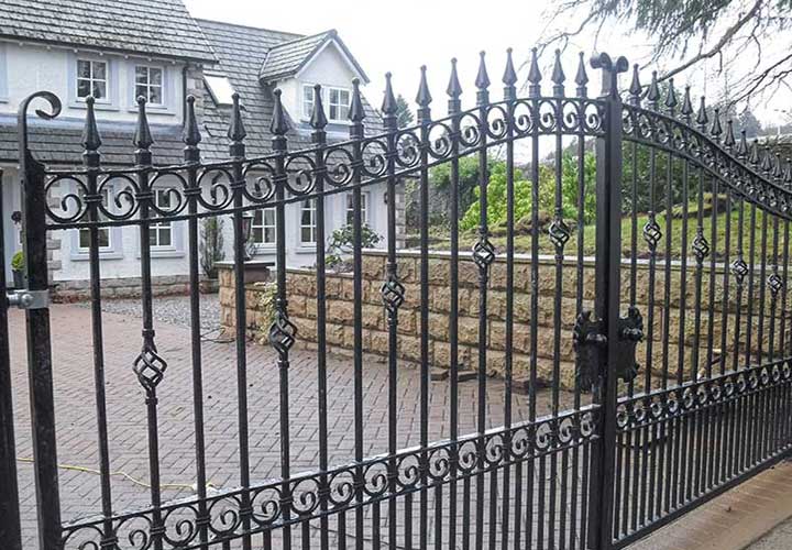 TRADITIONAL STYLE GATES 5 wrought iron gates