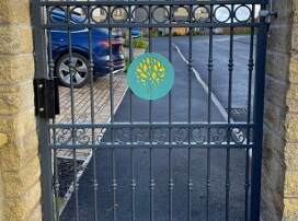 TURNSTILES & PEDESTRIAN GATES 16 Wrought Iron Garden Gate