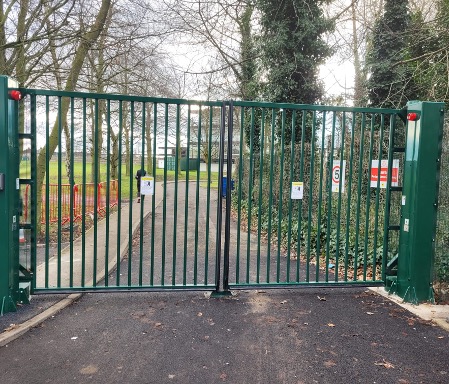 Steel Commercial Automatic Swing Gates