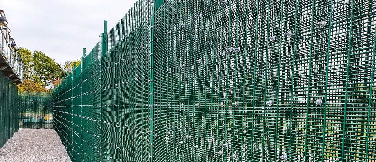 SR3 Rated Fencing in Green