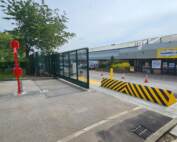 Case Study: West Hill Traditional School Entrance Gates 5 SR2 Sliding Gates & Road Blockers (8)