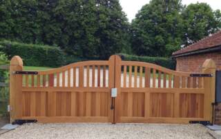 Wooden Driveway Gates